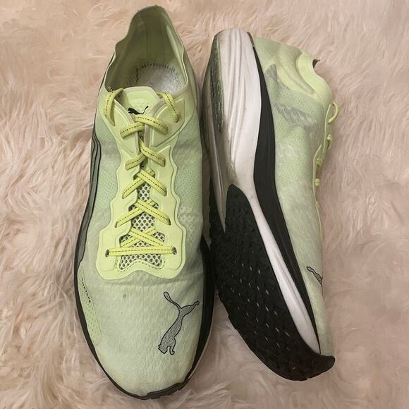 Puma Liberate Nitro 2 75th Running Shoes Men 13 | Yellow Lightweight, No Insoles - Picture 2 of 11